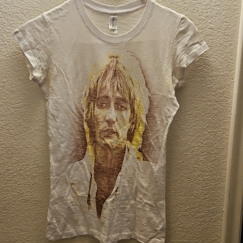 Graphic Print Short Sleeve Tee - White
